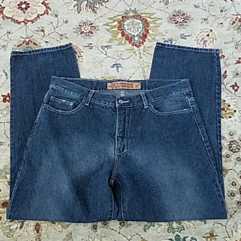 Men's INDIGO STAR Blue Denim Jeans SIZE 38/32